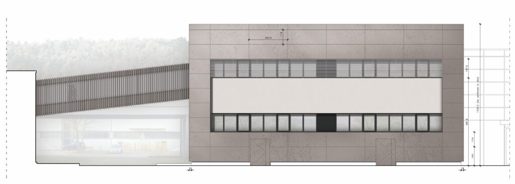 Restyling edifici industriali - in corso d'opera