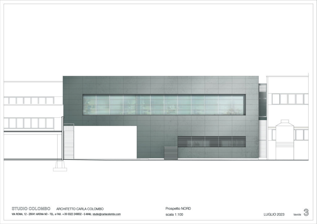 Uffici a Sesto Calende - ampliamento con nuova costruzione